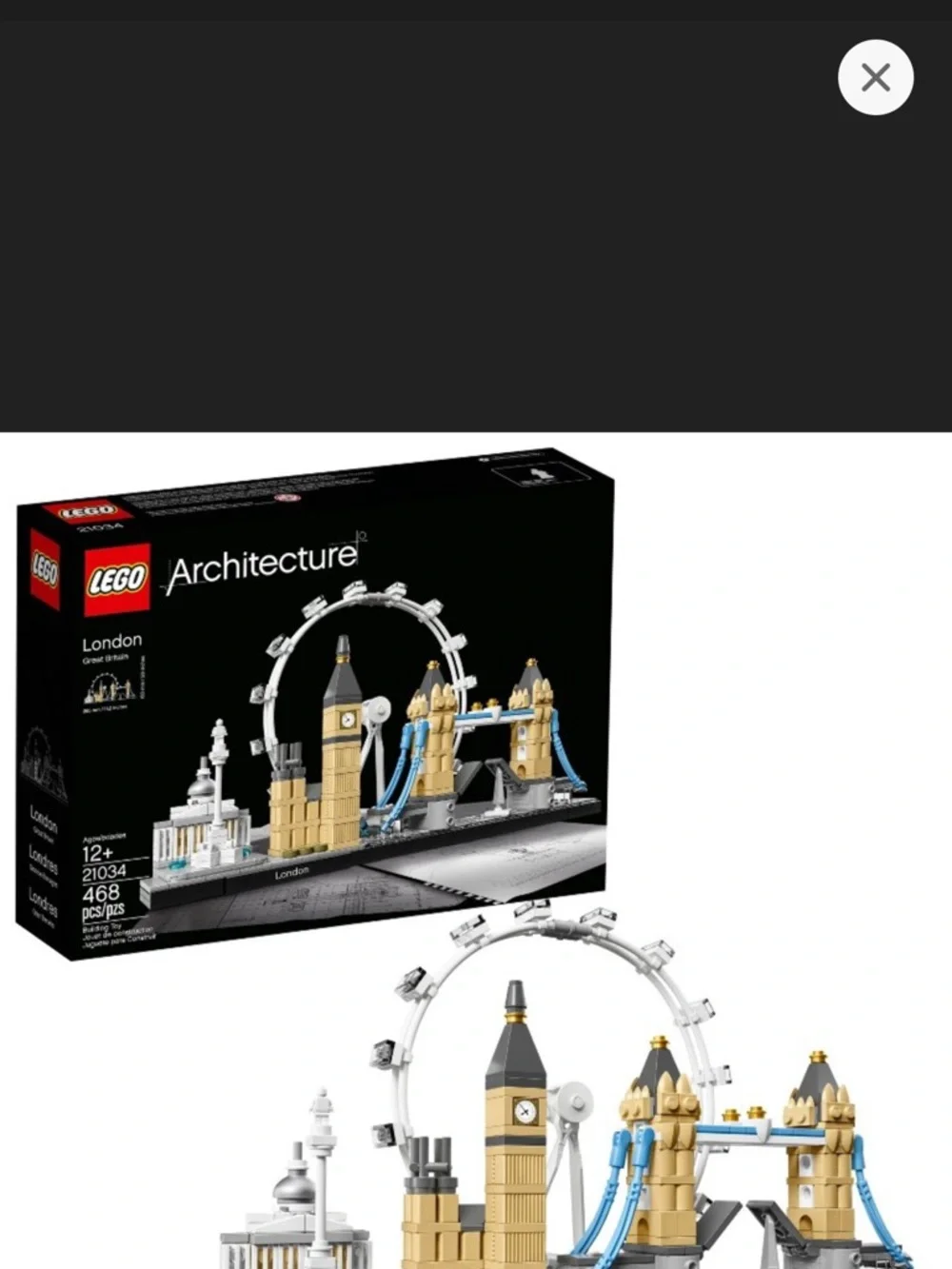Lego Architecture 4 Sets missing small parts mostly complete. As is